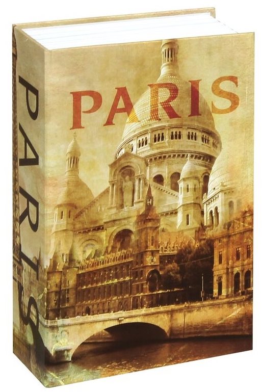 Paris könyv formájú széf