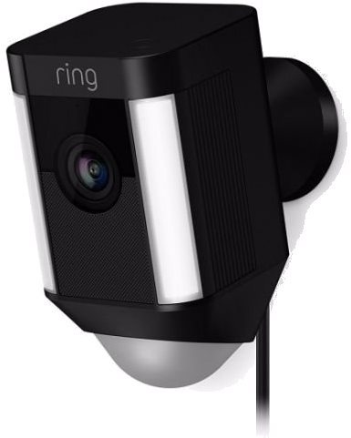 IP kamera Ring Spotlight Cam Wired fekete