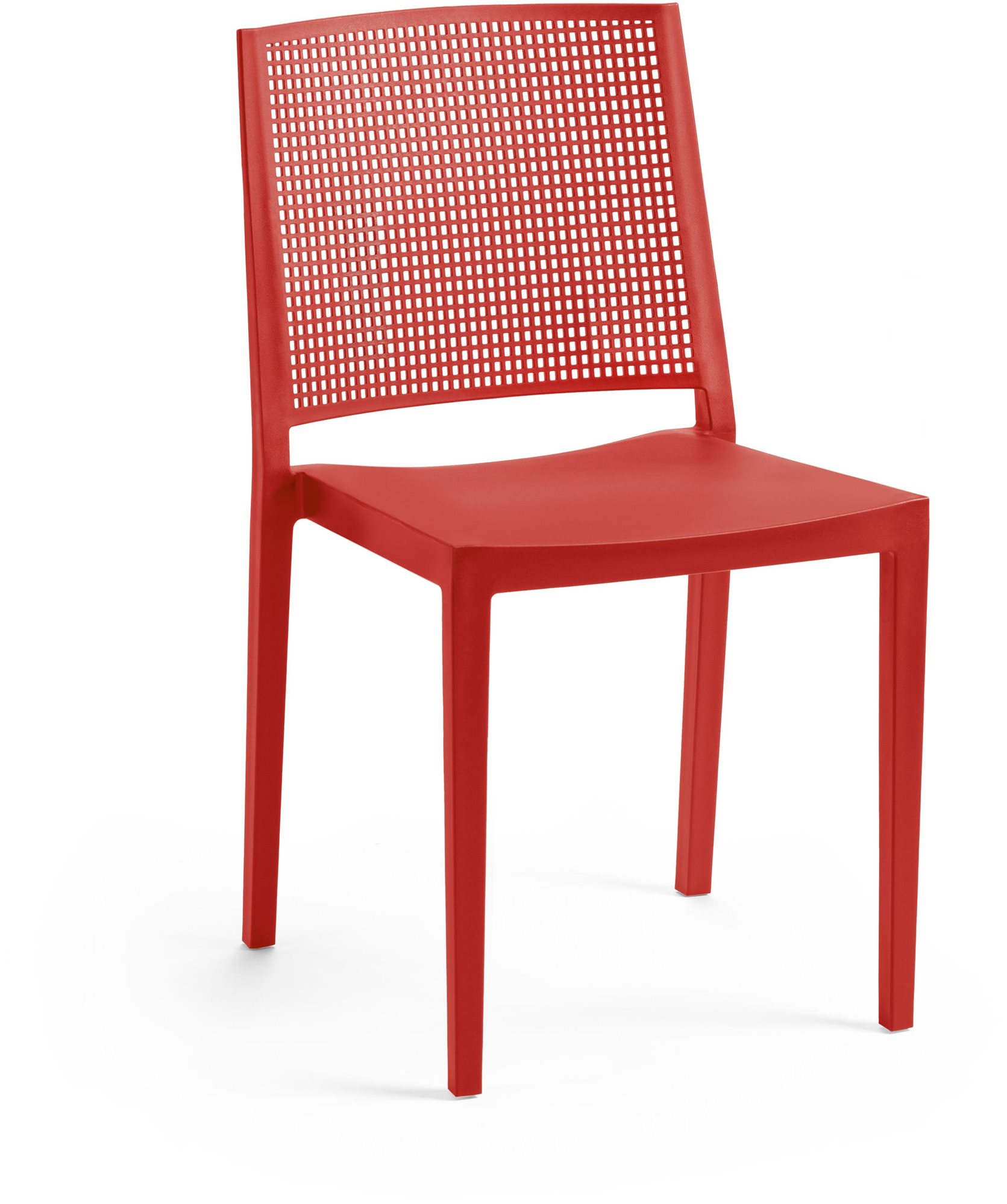 ROJAPLAST Židle zahradní GRID, červená