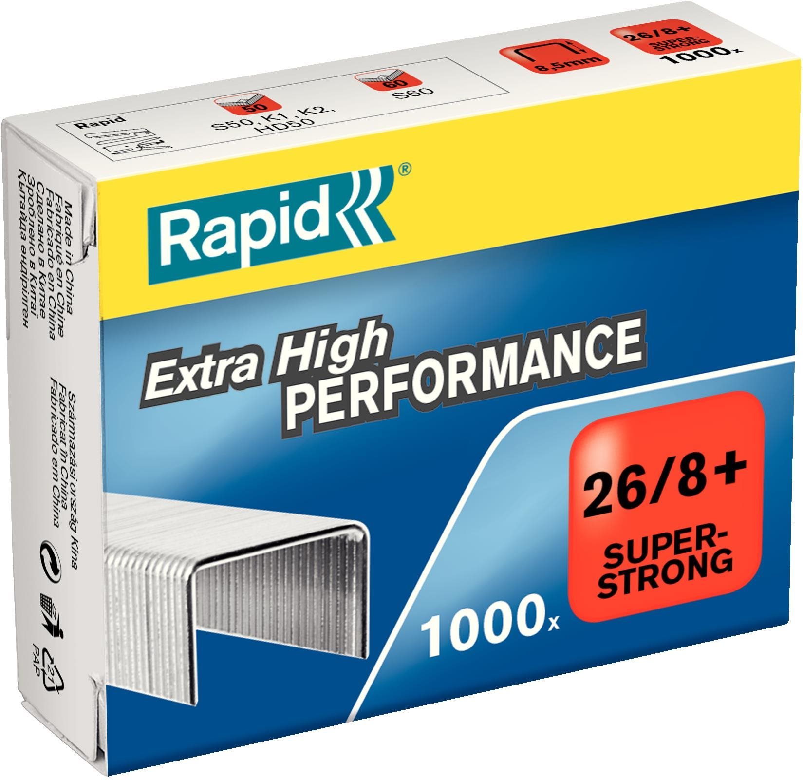 Rapid Super Strong 26/8+ - 1000 db-os csomagban