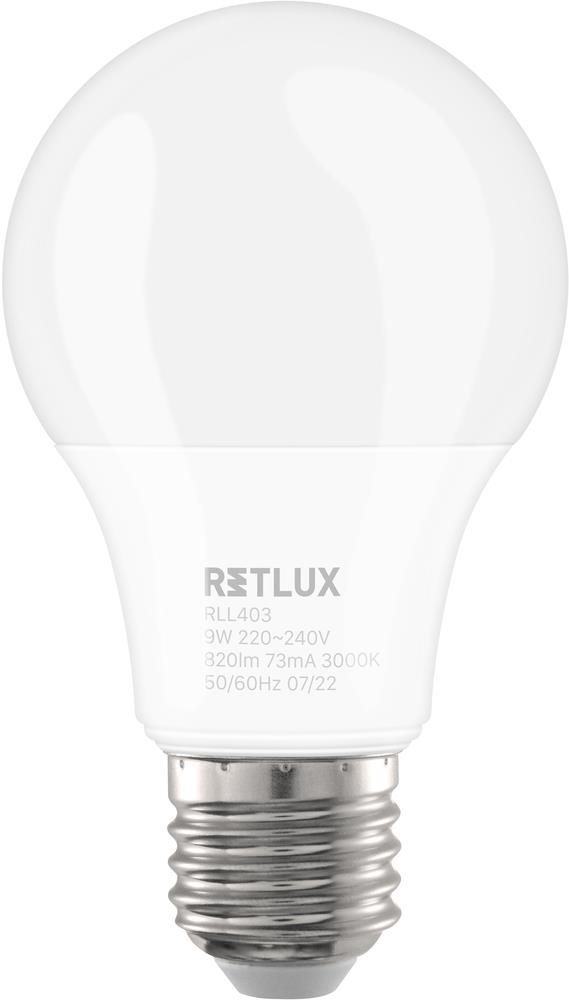 RETLUX RLL 403 A60 E27 bulb 9W WW