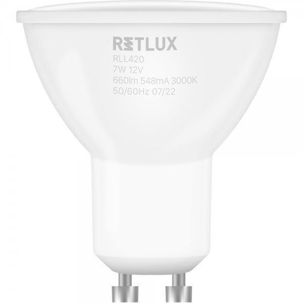 RETLUX RLL 420 GU5.3 spot 7W 12V WW