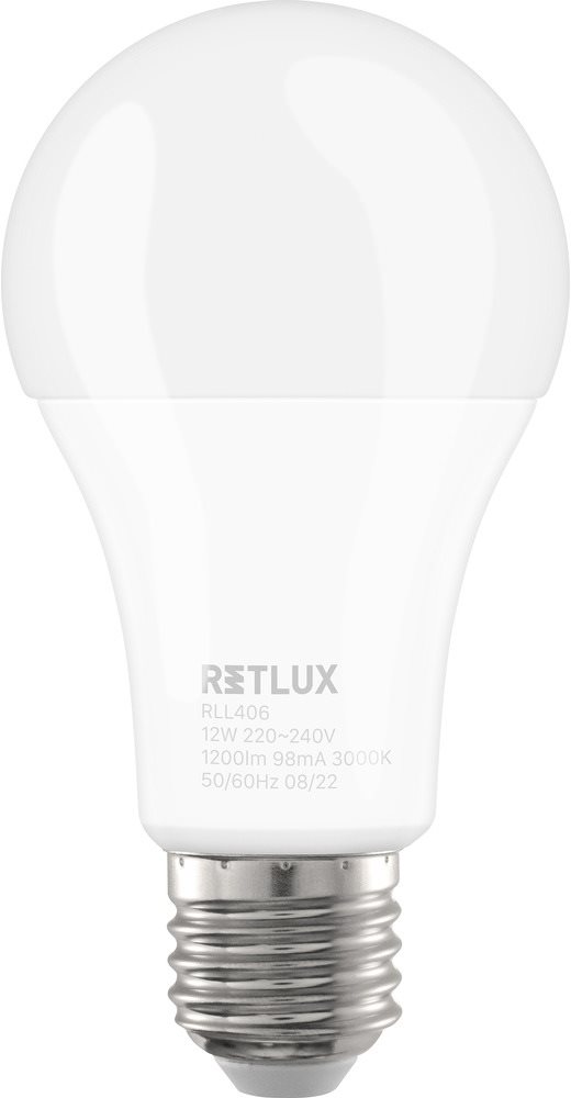 RETLUX RLL 406 A60 E27 bulb 12W WW