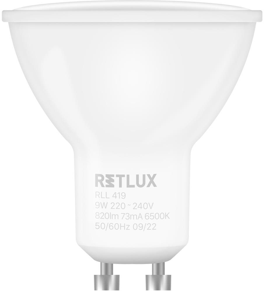 RETLUX RLL 419 GU10 bulb 9W DL
