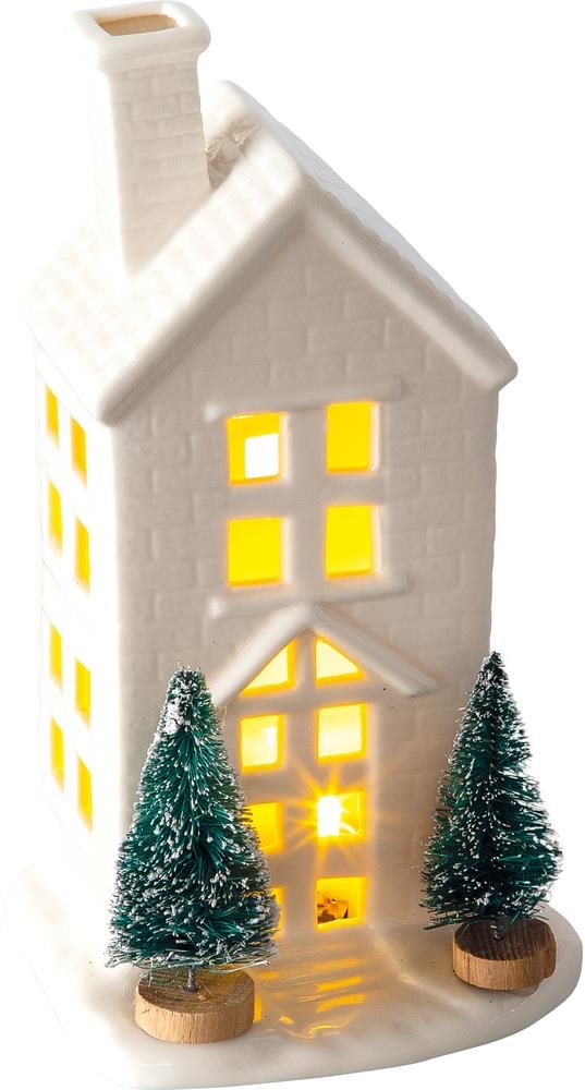 Karácsonyi díszítés RETLUX RXL 393 Porcelán ház LED 19,2 cm RETLU