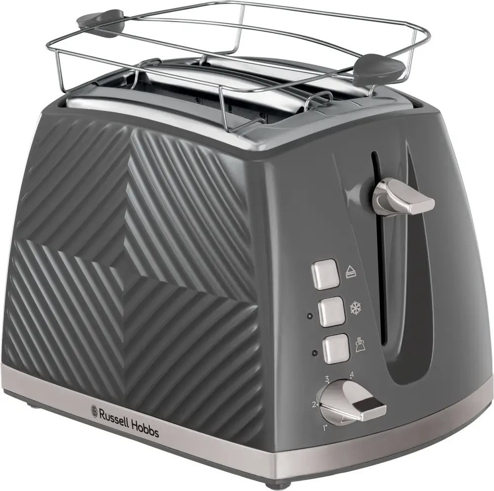 Russell Hobbs 26392-56 Groove 2S Toaster Grey