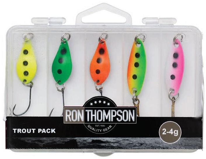Ron Thompson Trout Pack 1 2-4g 5 db + Lure Box