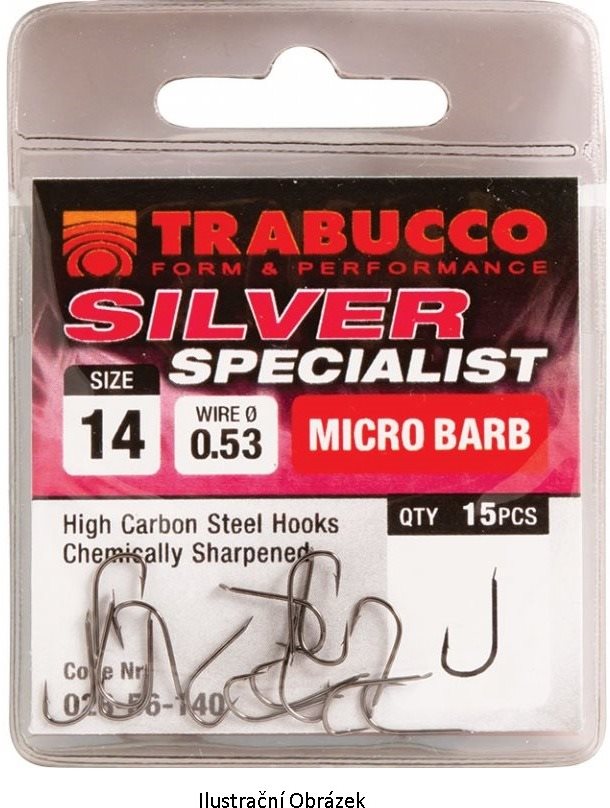Trabucco Silver Specialist 10-es méret 15 db
