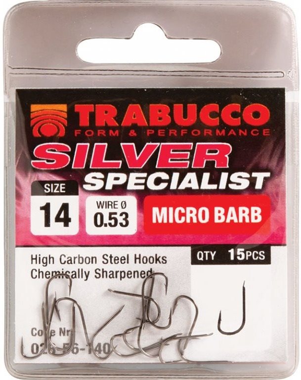 Trabucco Silver Specialist 14-es méret 15 db
