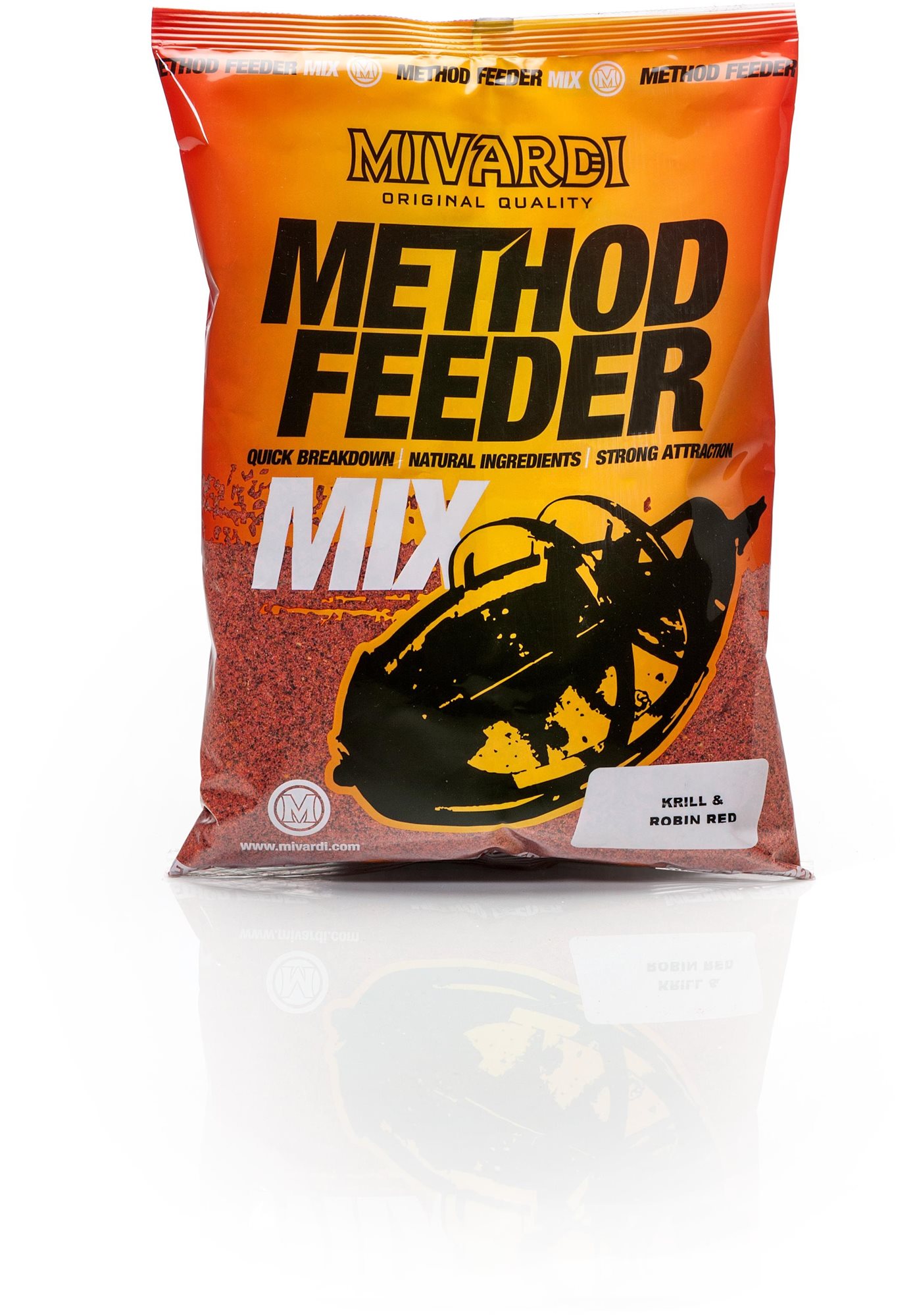 Mivardi Method feeder mix Krill & Robin Red 1kg