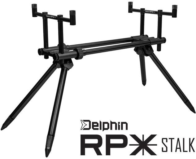 Delphin Rodpod RPX Stalk BlackWay 2Rods botok
