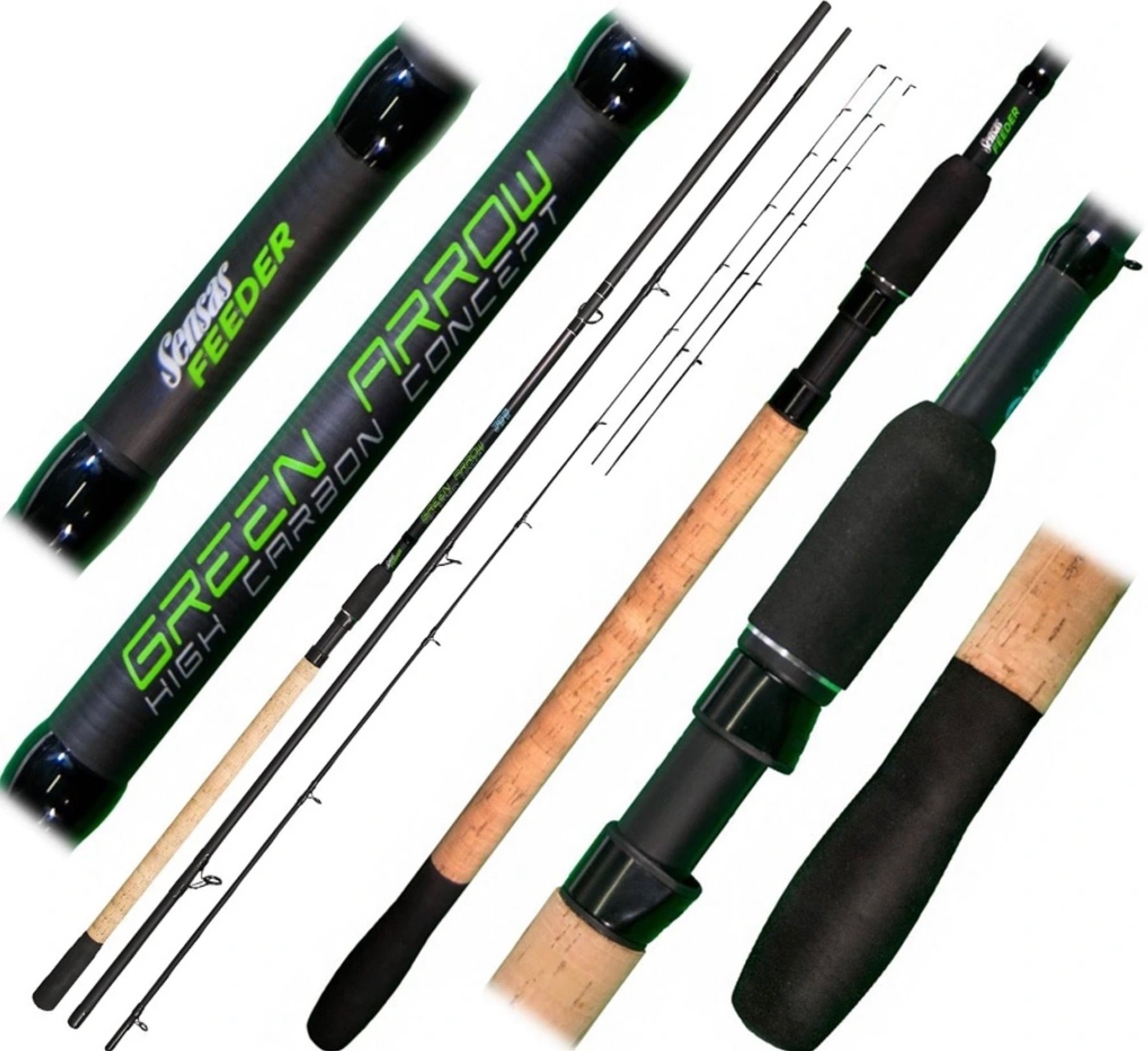 Sensas Green Arrow Feeder Heavy 3,6 m 90-140 g