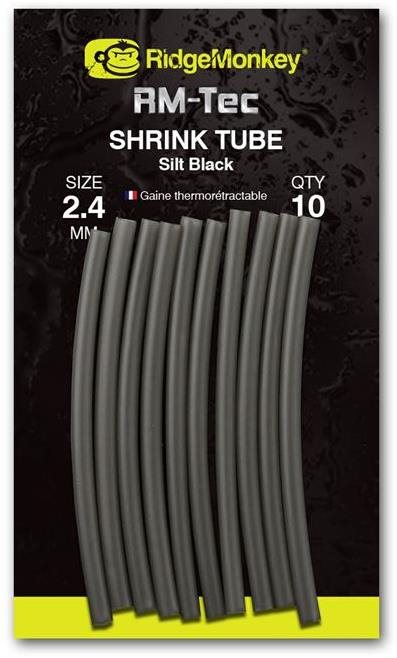 Cső RidgeMonkey RM-Tec Shrink Tube 2,4mm Silt Black 10 db