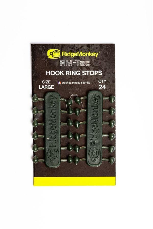 RidgeMonkey RM-Tec Hook Ring Stops Large 24db