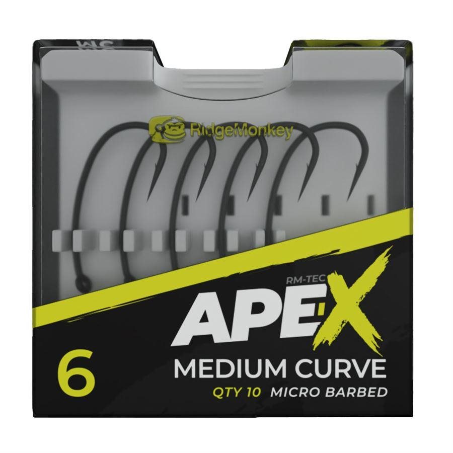 RidgeMonkey Ape-X Medium Curve Barbed 10 db