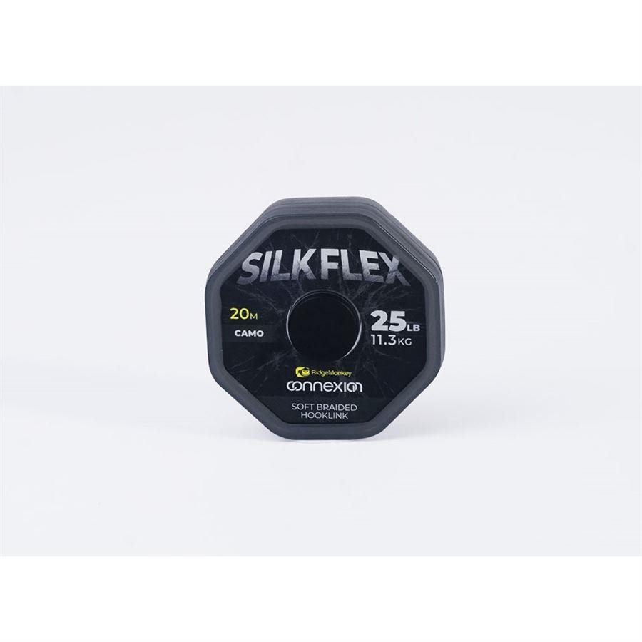 Zsinór RidgeMonkey Connexion SilkFlex Soft Braid 25lb 20m