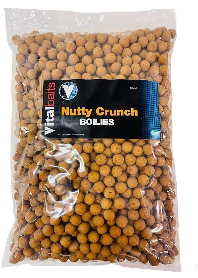 Vitalbaits Boilies Nutty Crunch 24 mm 5 kg
