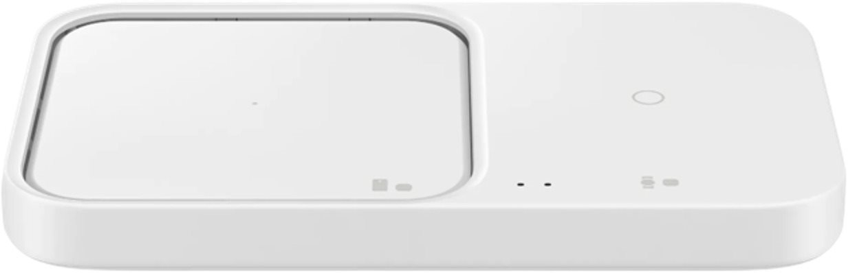 Samsung Vezeték nélküli dupla töltőpad (15 W) fehér, kábel nem része a csomagnak
