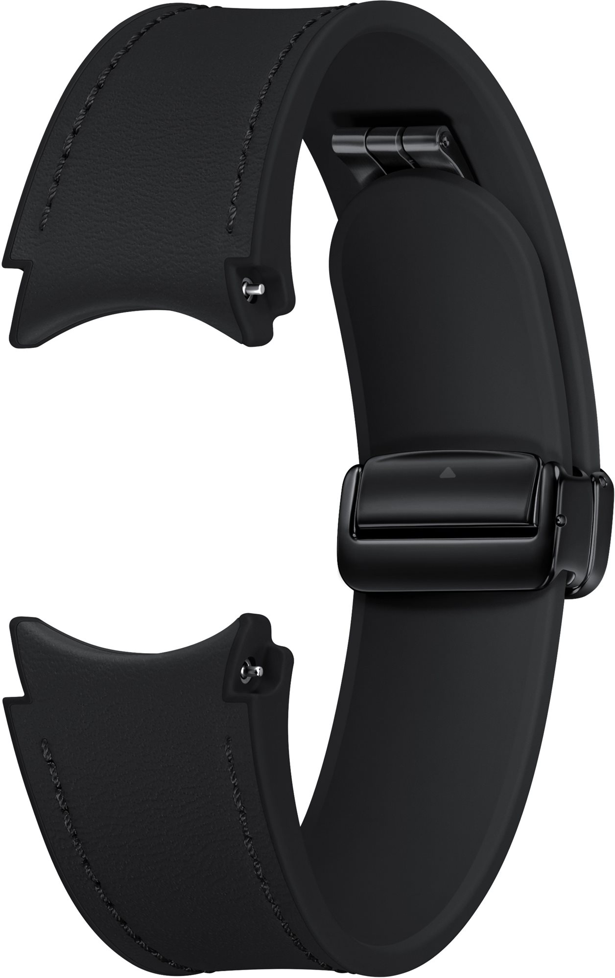 Samsung D-gyűrűs hibrid szíj öko bőrből (M/L) - fekete