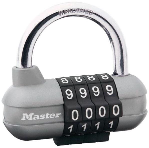Master Lock Kombinační visací zámek horizontální 1520EURD Master Lock šedý