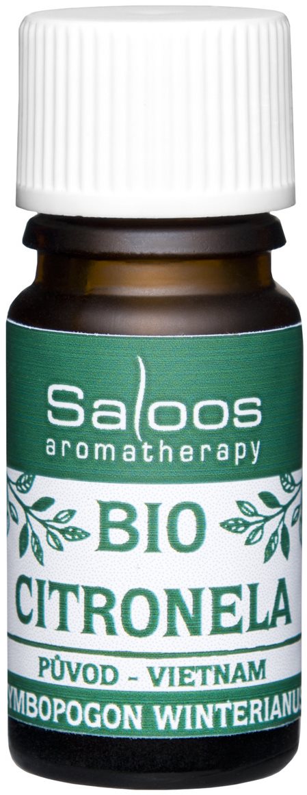 Saloos 100% BIO természetes illóolaj - Citromfű 5 ml
