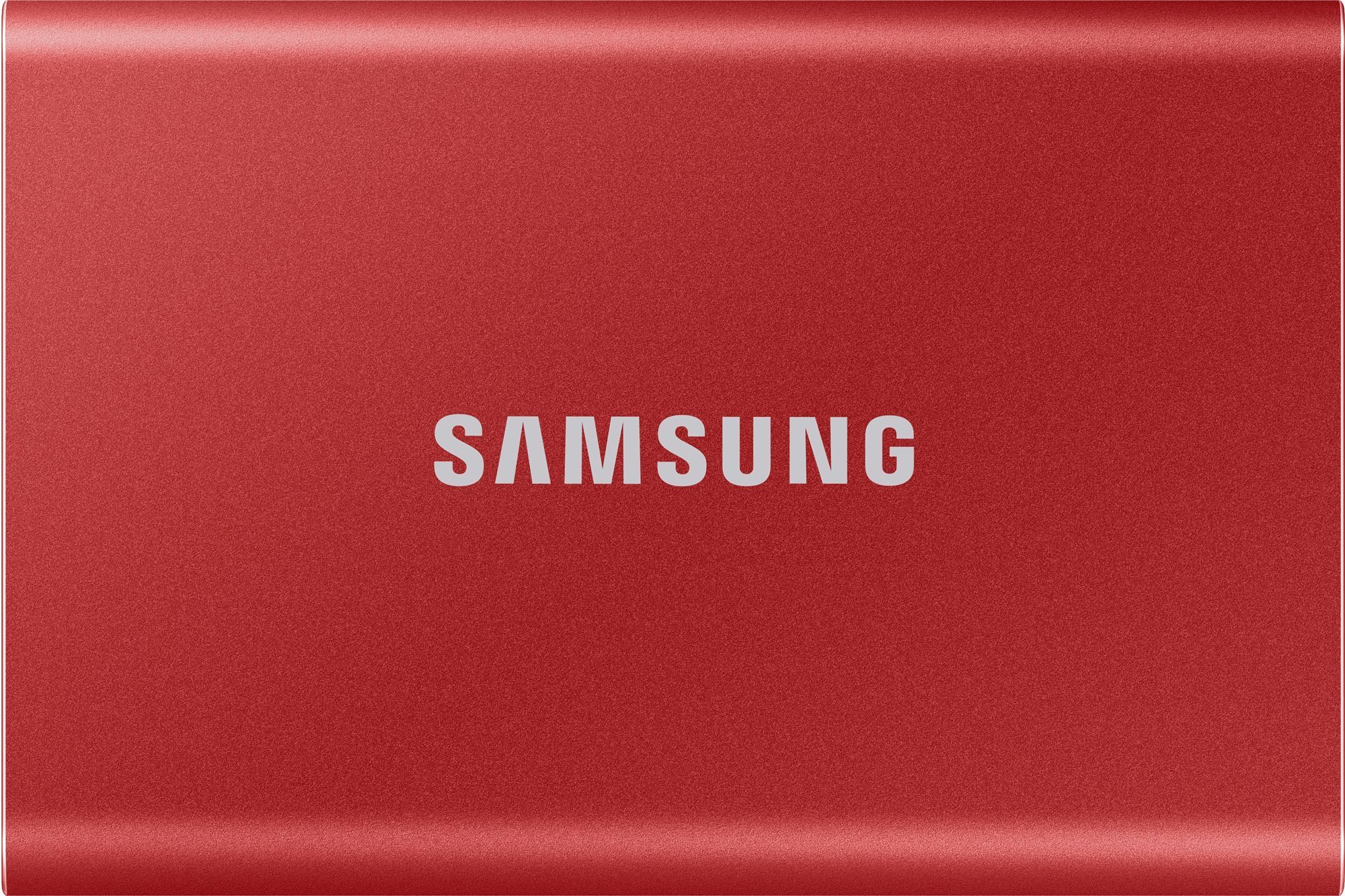 Samsung Portable SSD T7 500GB piros