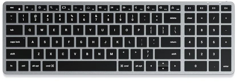Satechi Slim X2 Slim Bluetooth Wireless Keyboard - Space Grey - US