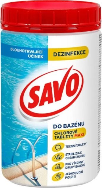 SAVO Klór tabletta - MAXI 1,2kg