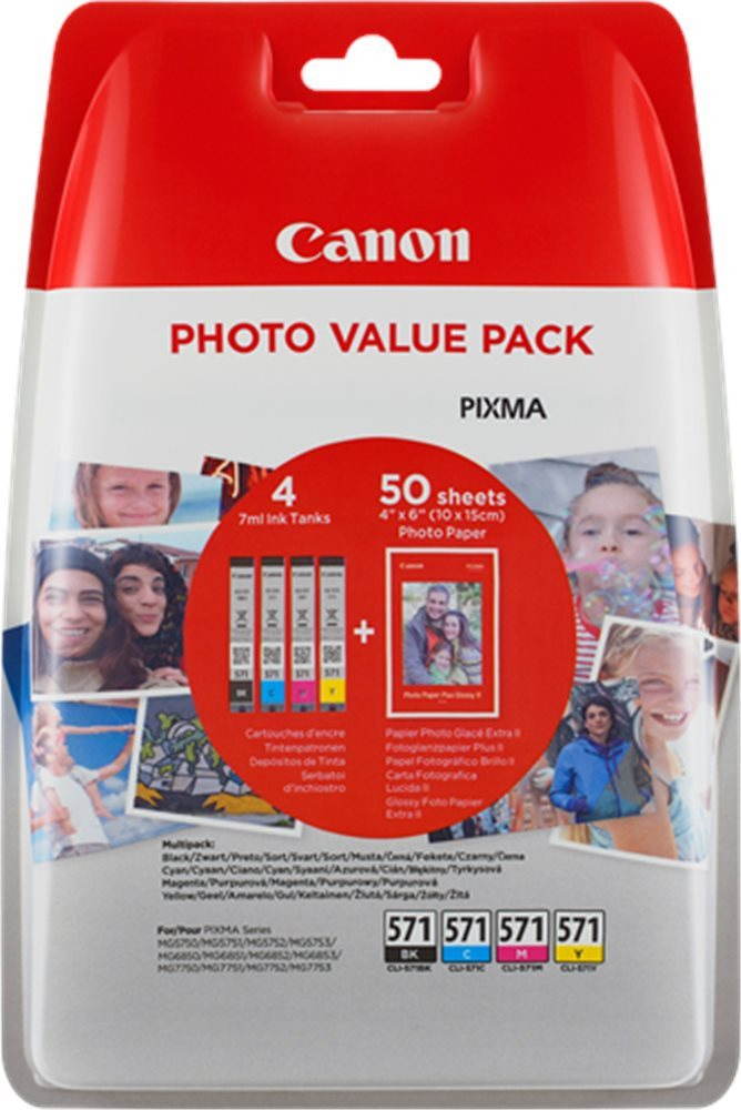 Canon XL CLI-571 C/M/Y/BK PHOTO VALUE Multi pack