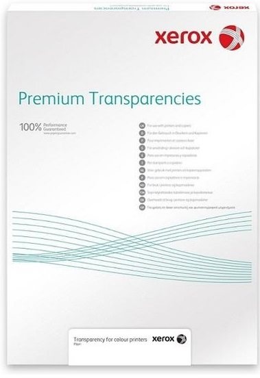 XEROX Plain Transparency for Mono, A4, 100µ, 100 lap