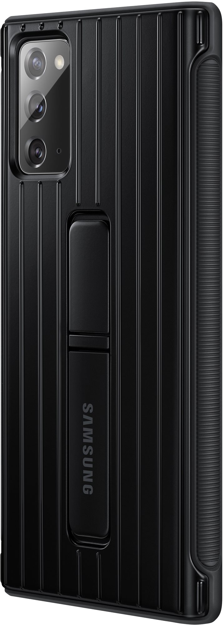 Samsung Galaxy Note20 fekete ütésálló állványos tok