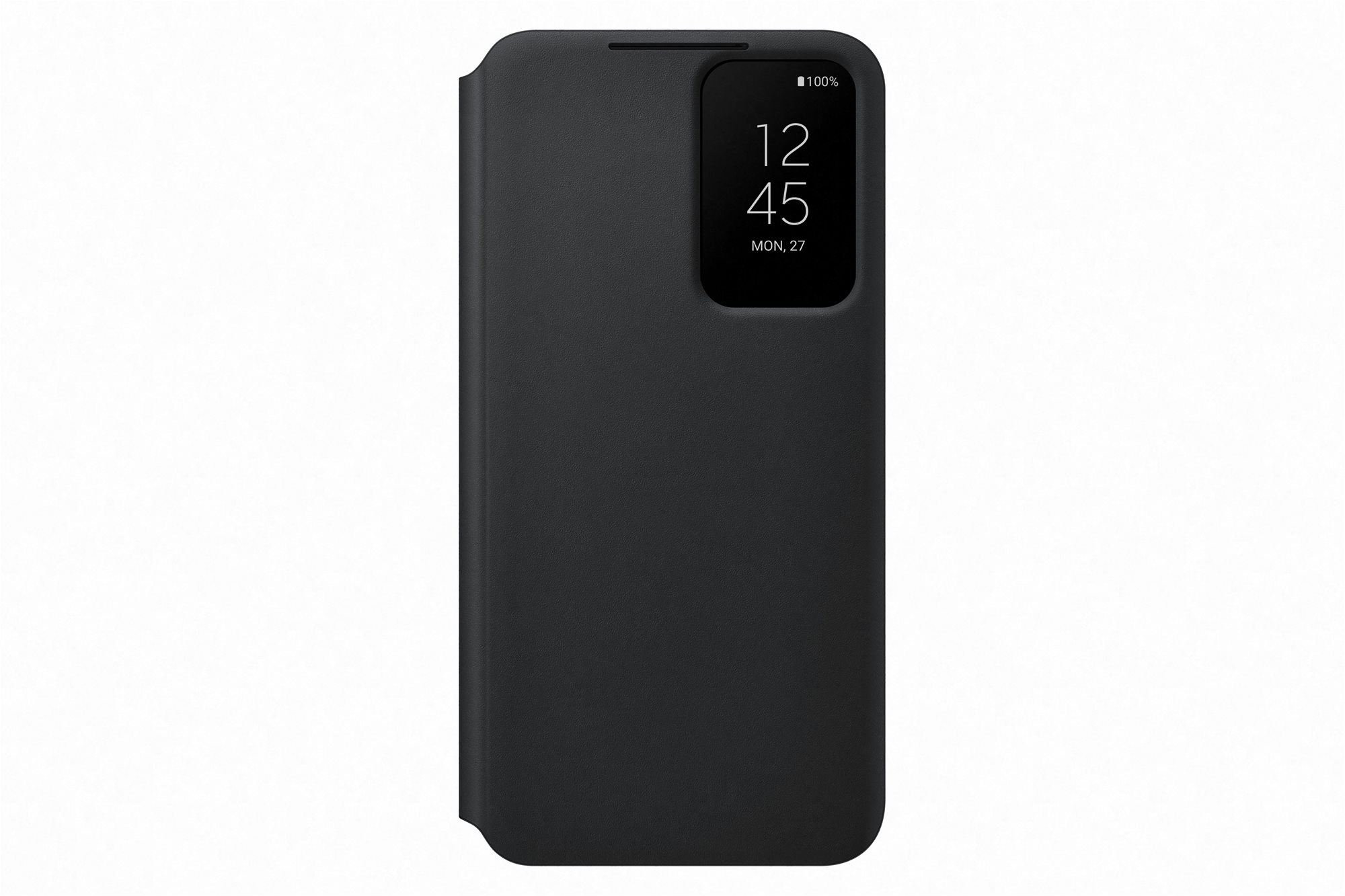 Samsung Galaxy S22 5G fekete Clear View flip tok