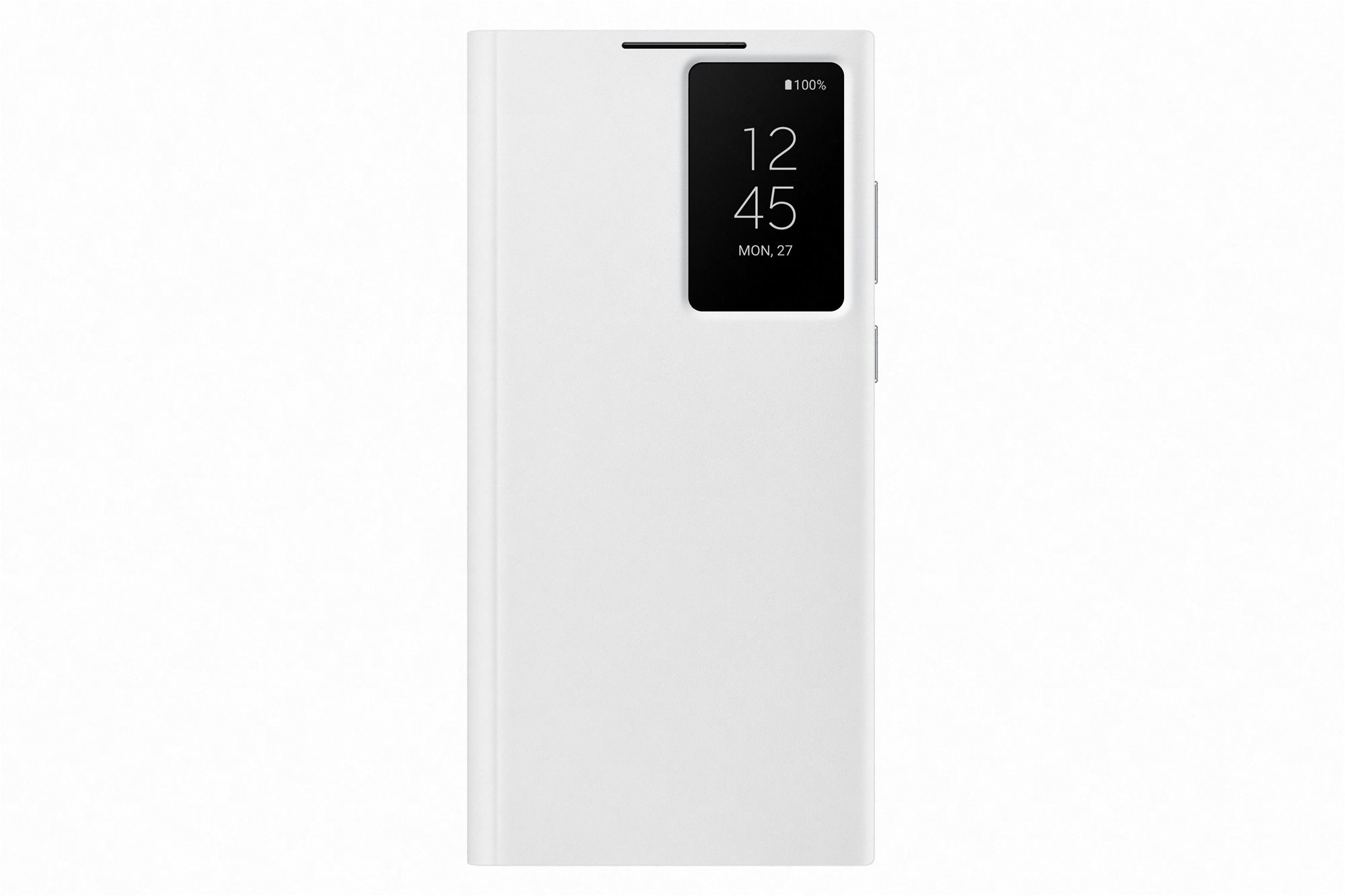 Samsung Galaxy S22 Ultra 5G fehér Clear View flip tok