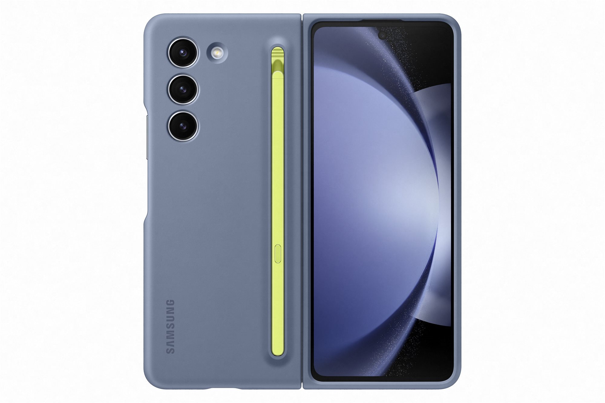 Pouzdro na mobil Samsung Galaxy Z Fold5 Ochranné pouzdro s perem S Pen modrý