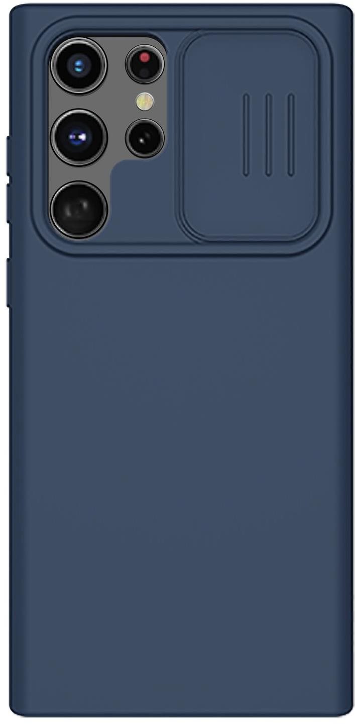 Nillkin CamShield Silky Szilikon tok a Samsung Galaxy S22 Ultra készülékhez Blue