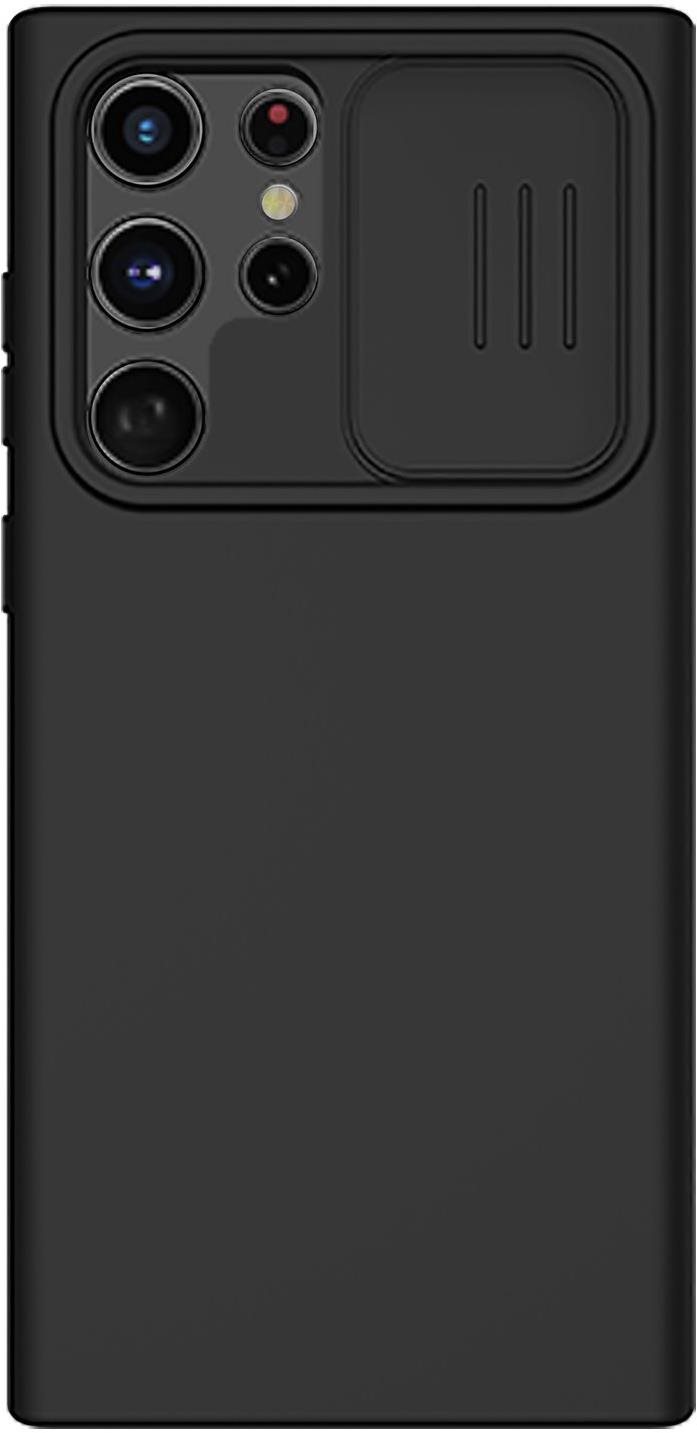 Nillkin CamShield Silky Szilikon tok a Samsung Galaxy S22 Ultra készülékhez Black