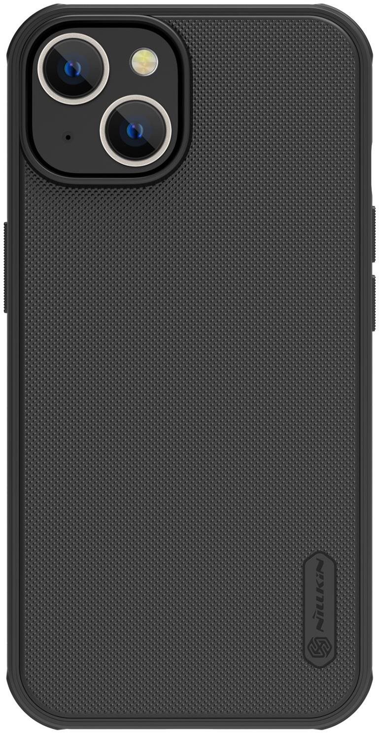 Nillkin Super Frosted PRO hátlap Apple iPhone 14 fekete (logó kivágás nélkül)