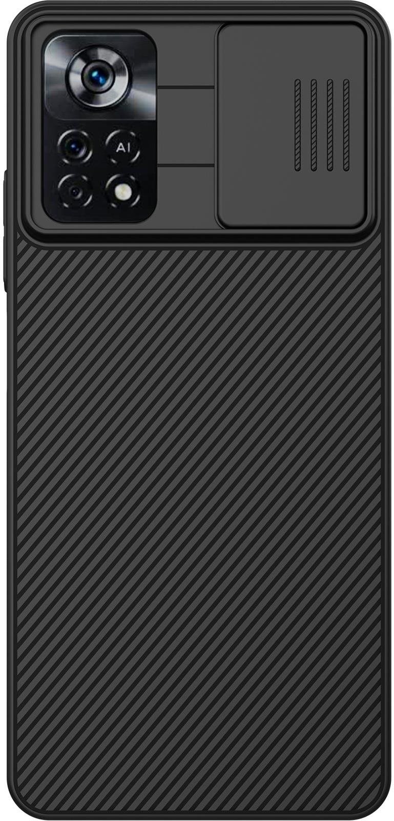 Nillkin CamShield Poco X4 Pro 5G fekete hátlap tok
