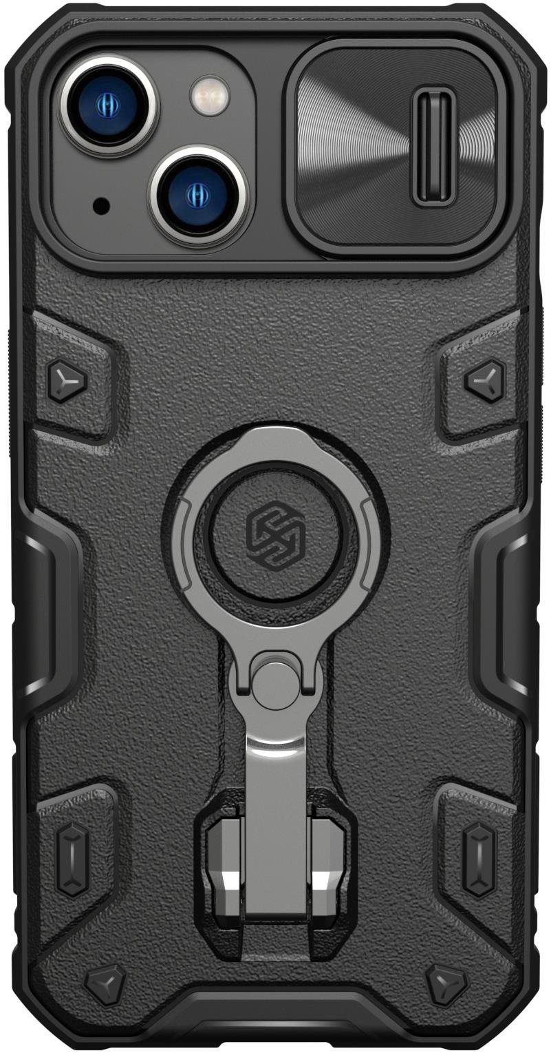 Nillkin CamShield Armor PRO Magnetic Apple iPhone 13/14 hátlap tok, fekete