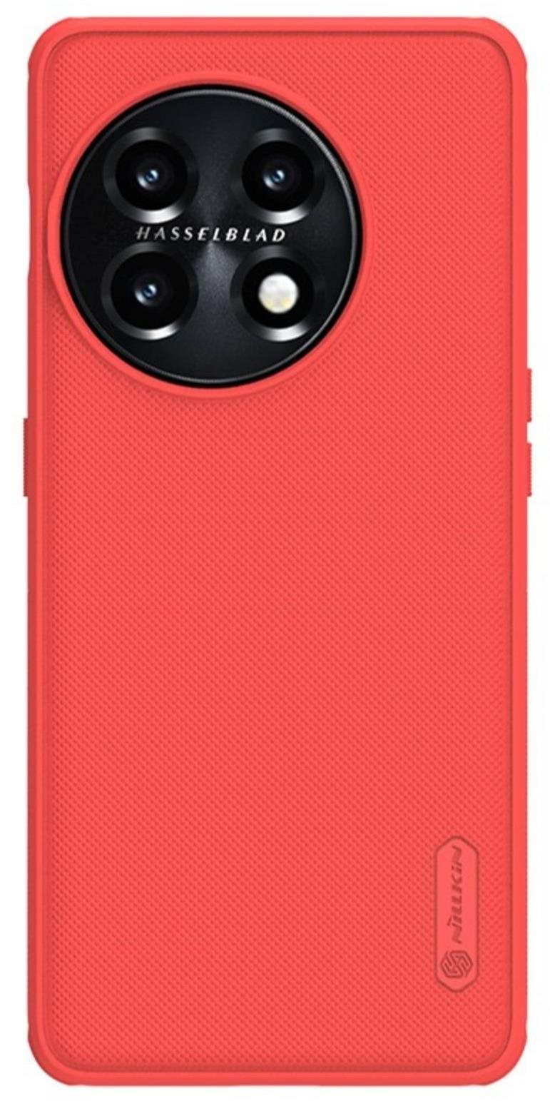 Nillkin Super Frosted PRO OnePlus 11 hátlap tok, piros