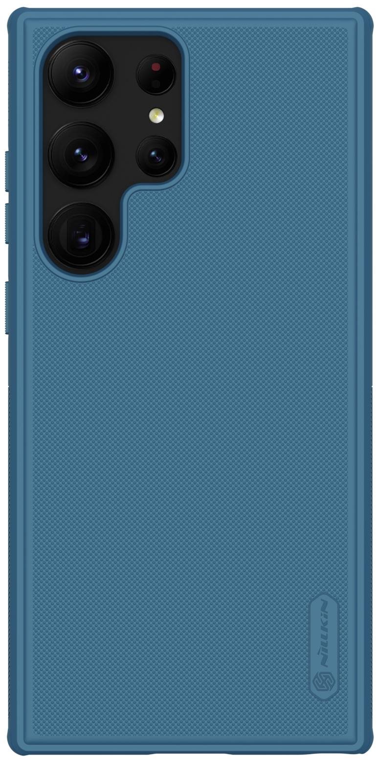 Nillkin Super Frosted PRO Samsung Galaxy S23 Ultra hátlap tok, kék