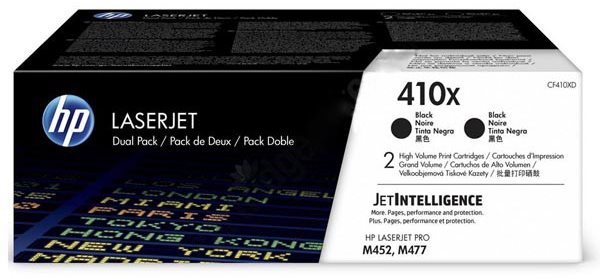 HP CF410XD sz. 410X 2-Pack fekete