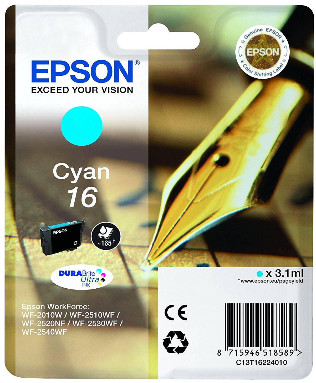 Epson T1622 ciánkék