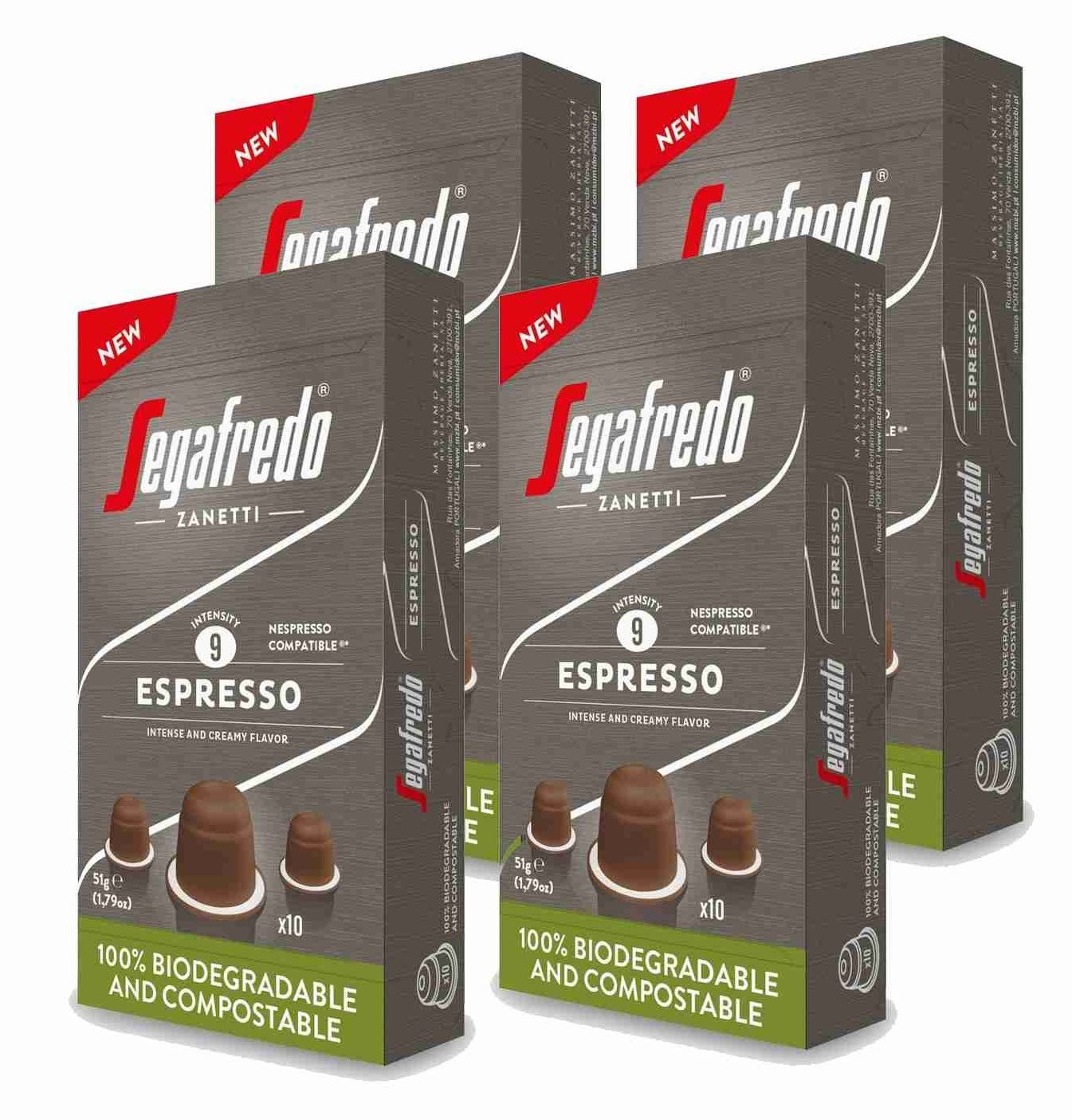Segafredo CNCC Espresso 10 x 5,1 g (Nespresso); 4x
