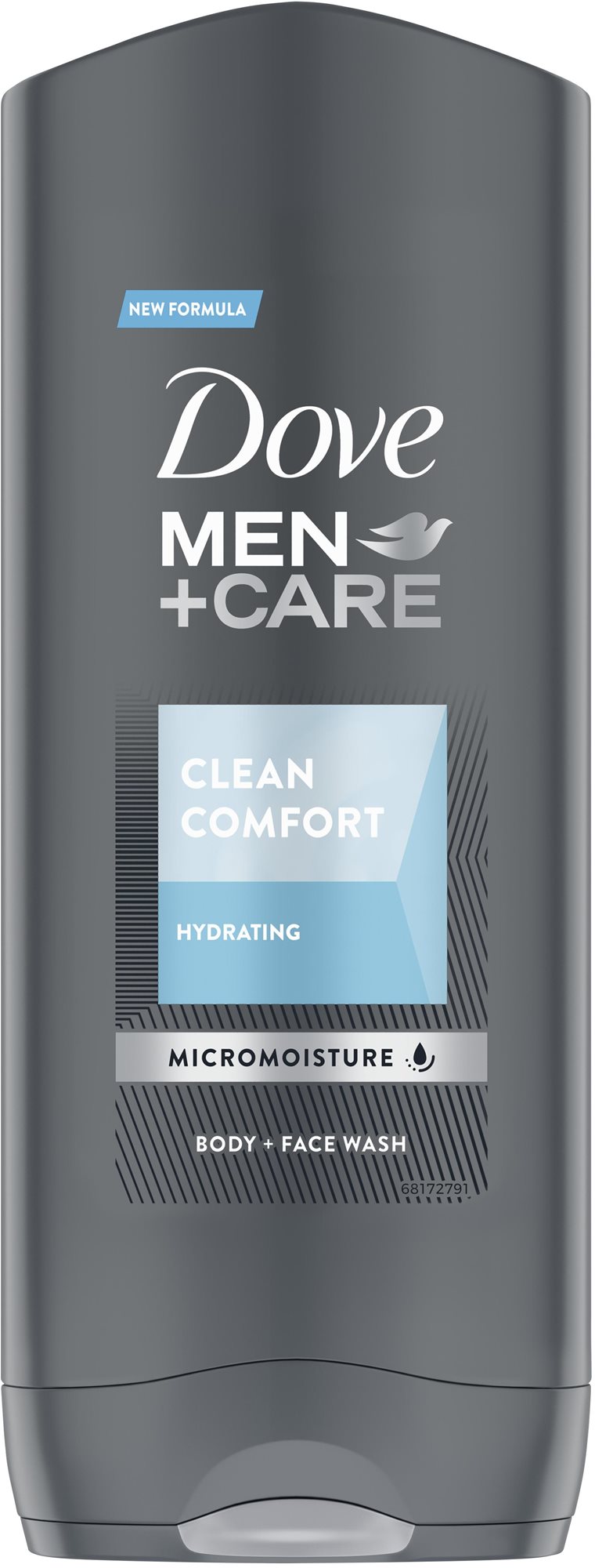 Dove Men+Care Clean Comfort tusfürdő testre és arcra 400 ml