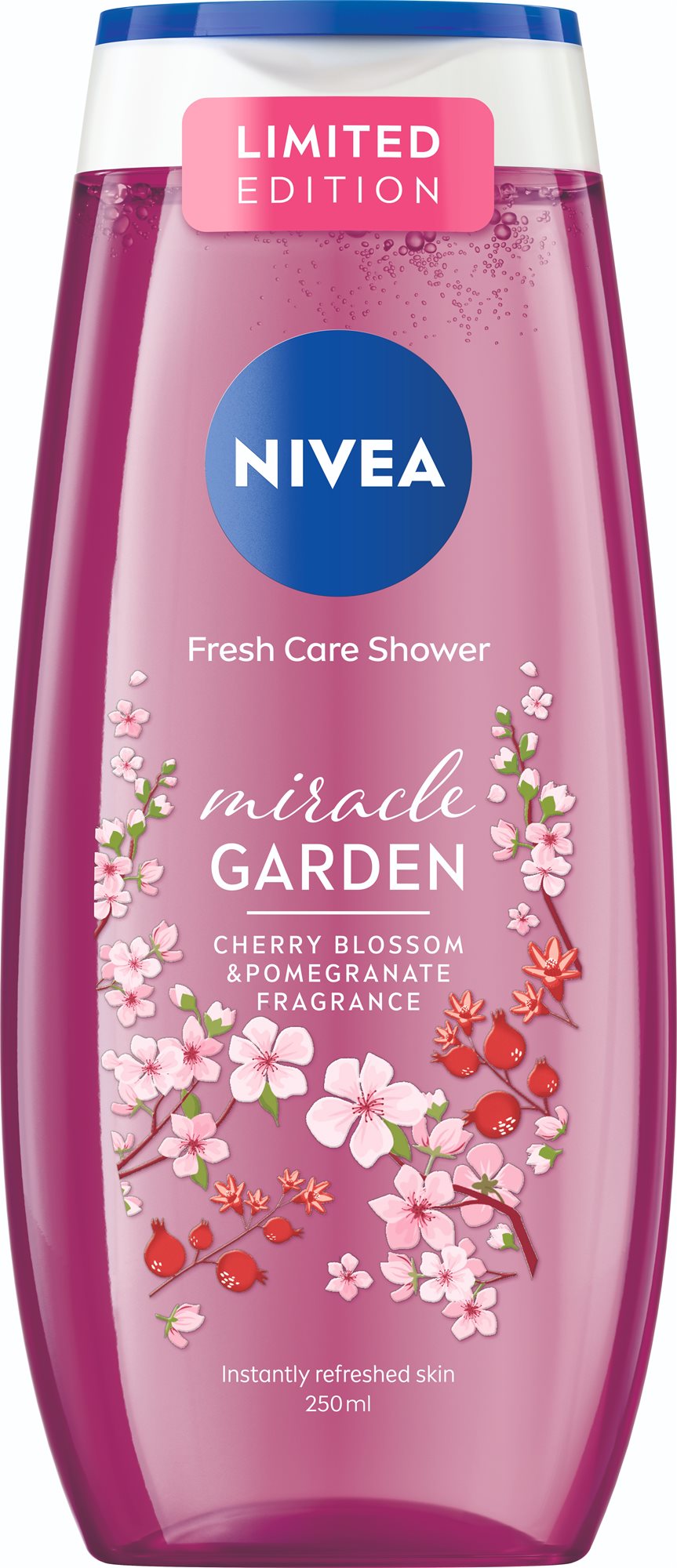 NIVEA Miracle Garden Cherry tusfürdő 250 ml