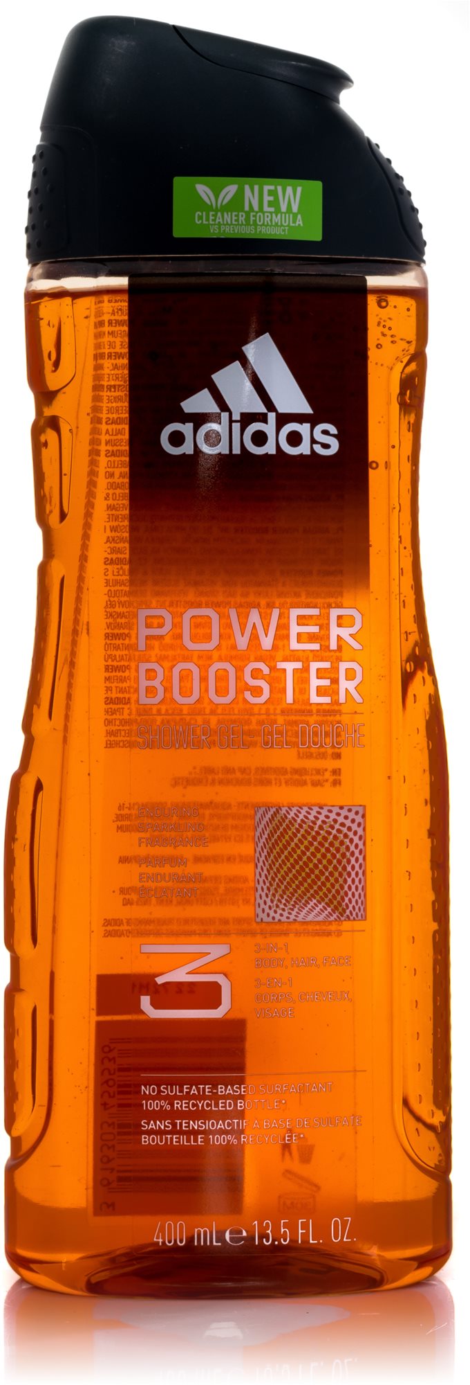 Tusfürdő ADIDAS Power Booster Shower Gel 3in1 400 ml
