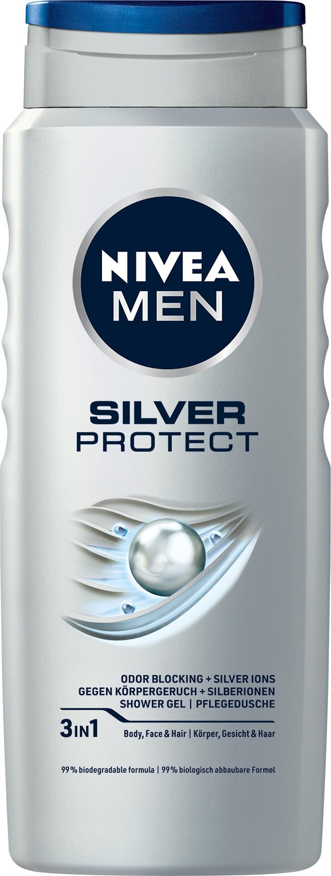 NIVEA MEN Silver Protect Shower Gel 500 ml