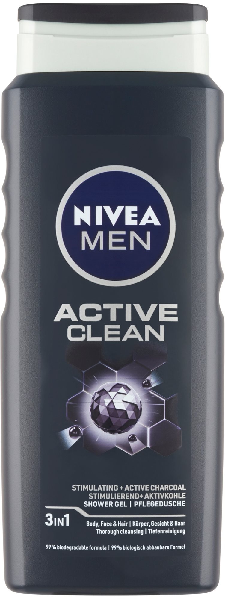 NIVEA Men Active Clean Shower Gel 500 ml
