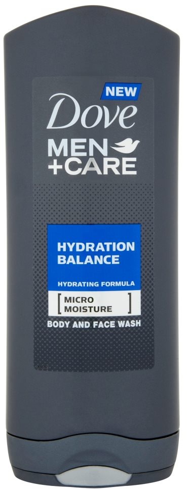 Dove Men+Care Hydration Balance Body and Face Wash 400 ml